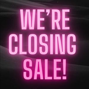 WE’RE CLOSING OUR STORE! ALL INVENTORY WILL BE UP BY THE WEEKEND. MAKE OFFERS!